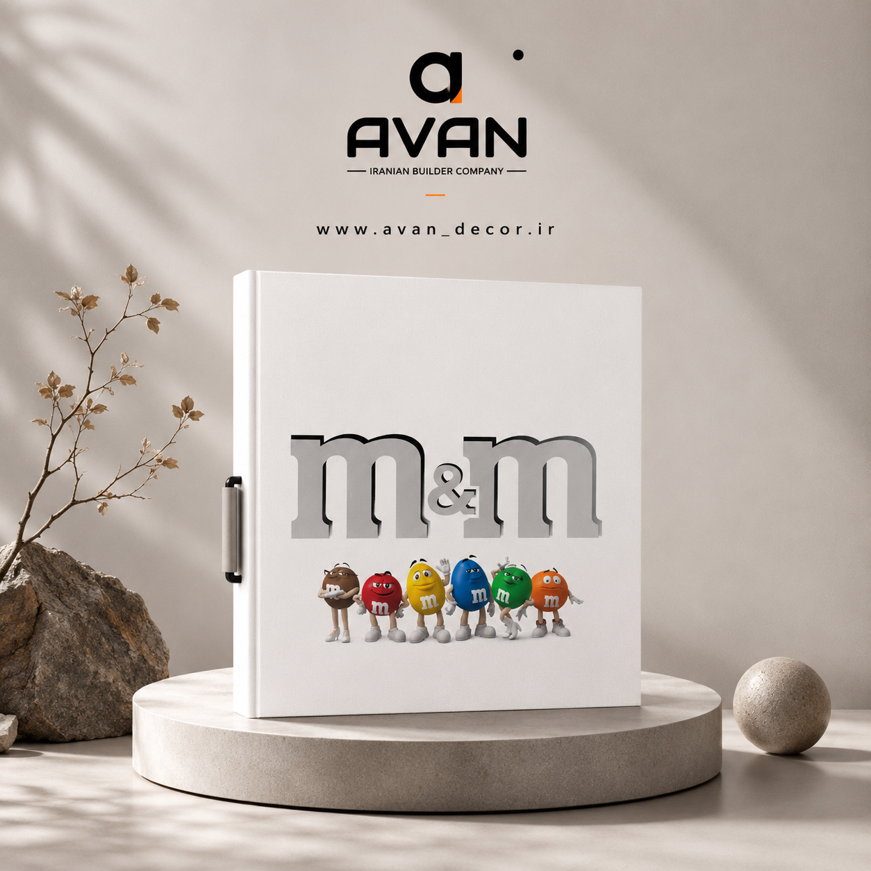 کاغذدیواری ام اند ام شرکت مارکا