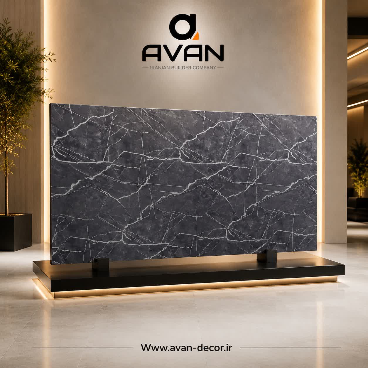 ماربل شیت مدرن طرح سنگ طوسی سفید