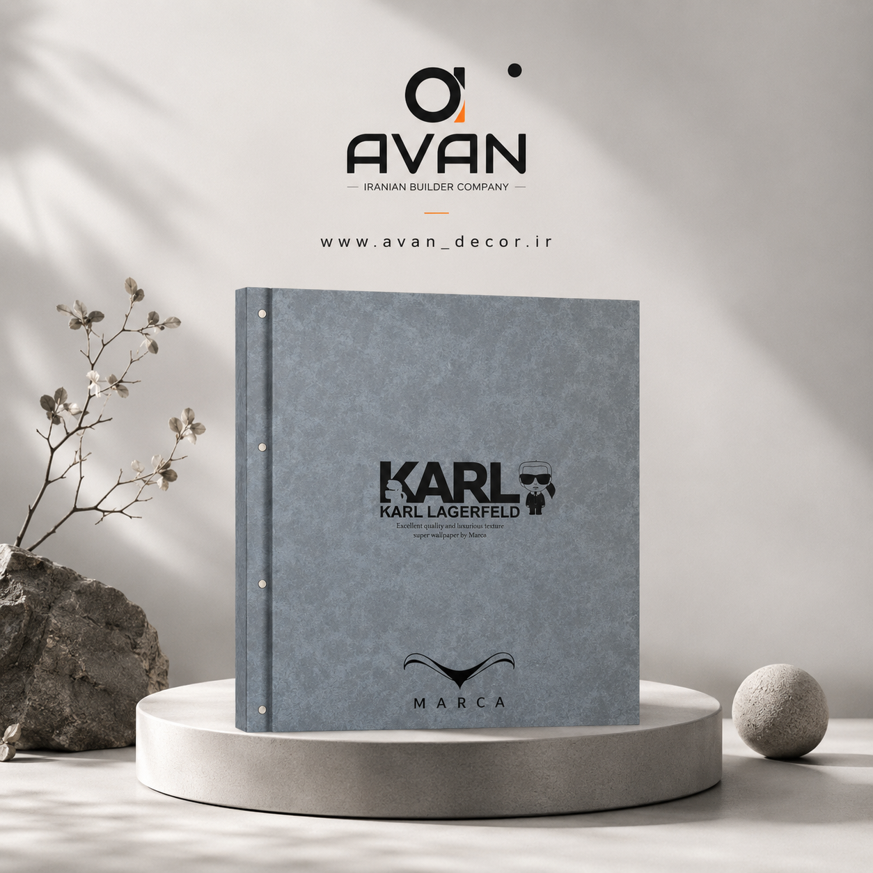 کاغذدیواری کارل شرکت مارکا