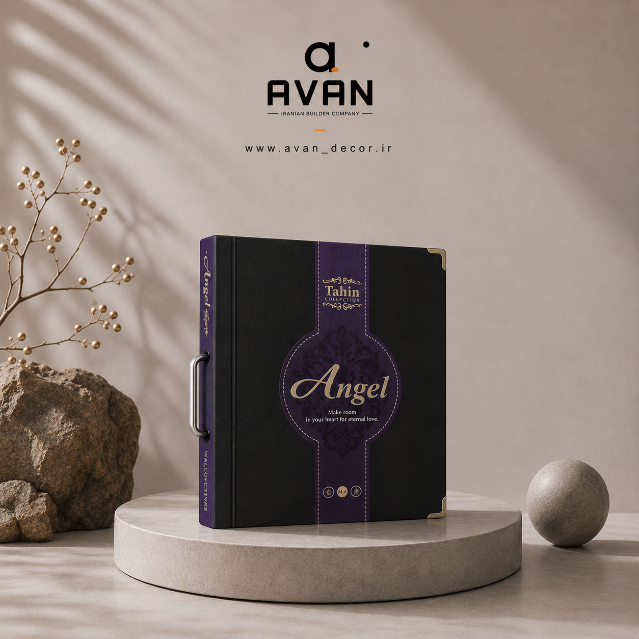کاغذدیواری آنجل تکین دکور